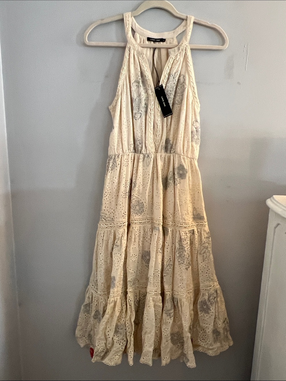 LOVE SAM eyelet dress NWT